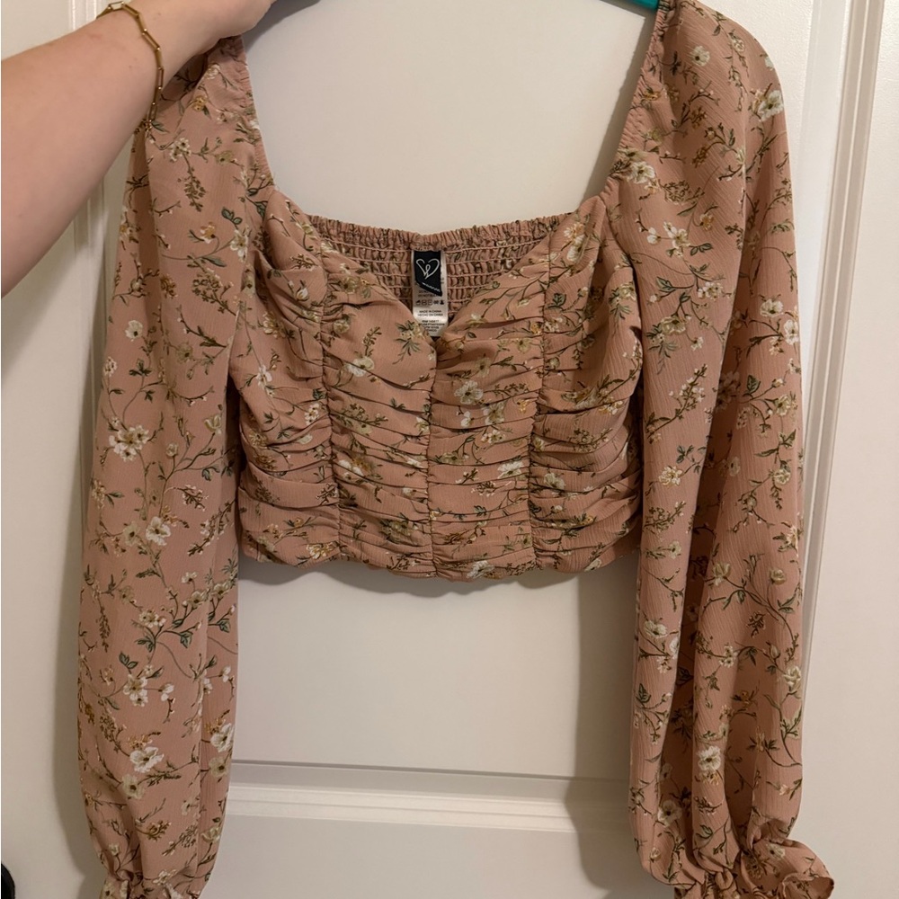 Windsor Floral Blouse - Blush